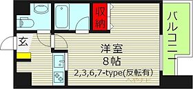 大阪府大阪市城東区新喜多２丁目（賃貸マンション1K・8階・24.44㎡） その2