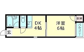 大阪府大阪市旭区清水１丁目（賃貸マンション1DK・4階・20.76㎡） その2