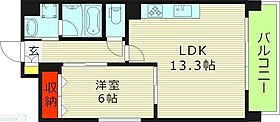 大阪府大阪市城東区東中浜８丁目（賃貸マンション1LDK・4階・45.33㎡） その2