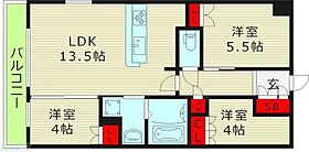 大阪府大阪市東淀川区下新庄３丁目（賃貸マンション3LDK・9階・58.71㎡） その2