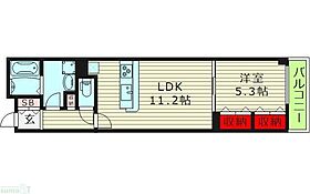 大阪府大阪市東成区中本１丁目（賃貸マンション1LDK・4階・41.77㎡） その1