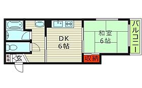 大阪府大阪市城東区古市１丁目（賃貸マンション1DK・2階・28.38㎡） その2