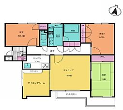 間取図画像 3LDK
