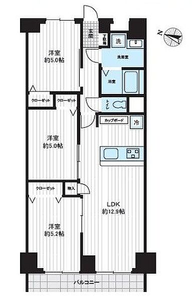 間取りを拡大表示