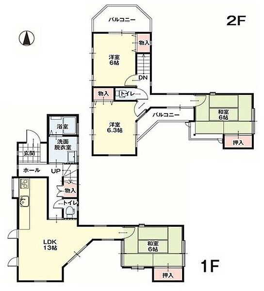 間取りを拡大表示
