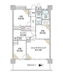 間取図画像 3LDK