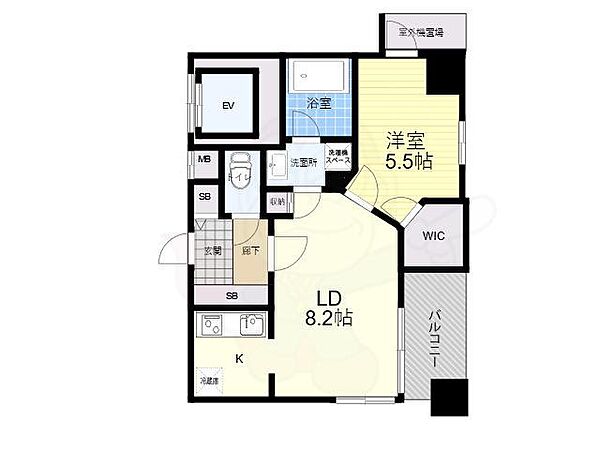 東京都墨田区押上２丁目(賃貸マンション1LDK・8階・40.36㎡)の写真 その2