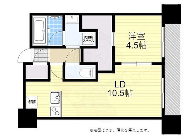 東京都墨田区押上２丁目(賃貸マンション1LDK・9階・43.86㎡)の写真 その2