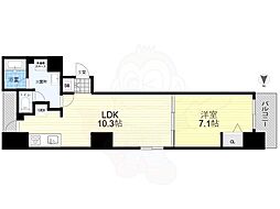 AR向島 1LDKの間取図画像