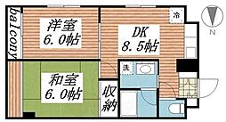 第5カスヤハイツ 6階/-