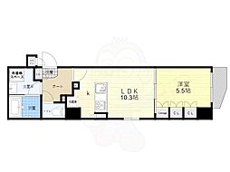 GRANPASEO本所吾妻橋 1LDKの間取図画像
