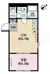 Cion Ohanajaya 1LDKの間取図画像