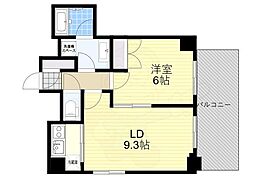 PARKHABIO東向島 1LDKの間取図画像