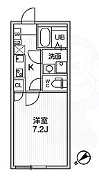 T's Cuoreお花茶屋 1Kの間取図画像