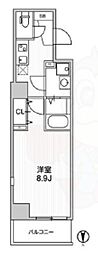 ブラウ本所一丁目 1Kの間取図画像