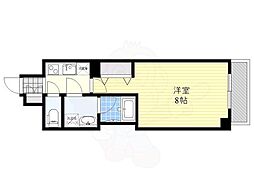 ジェノヴィア墨田文花スカイガーデン 1Kの間取図画像