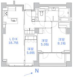 間取図画像 3LDK
