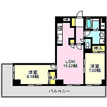 ＴＷＩＮＳＯＬ　ＺＥＲＯ 501 ｜ 群馬県高崎市問屋町2丁目（賃貸マンション2LDK・5階・69.37㎡） その2