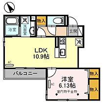 コンフォート上和田 303 ｜ 群馬県高崎市上和田町（賃貸アパート1LDK・3階・40.35㎡） その2