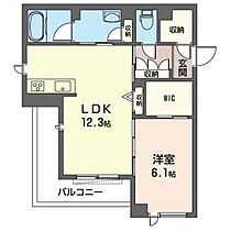 メゾン　ド　パルク 102 ｜ 群馬県高崎市北通町（賃貸マンション1LDK・1階・49.15㎡） その2