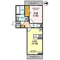 Ｄ－ＲＯＯＭ並榎町 301 ｜ 群馬県高崎市並榎町（賃貸アパート1LDK・3階・42.93㎡） その2