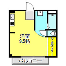 マルモレジデンス北 404 ｜ 群馬県高崎市若松町（賃貸アパート1K・4階・22.45㎡） その2