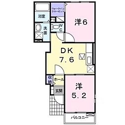 間取図画像 2DK