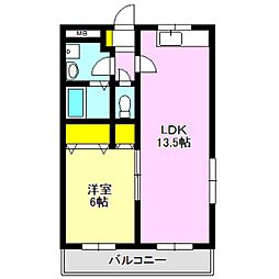 タウンハウス 1LDKの間取図画像