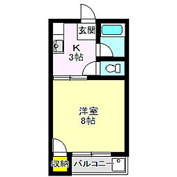 スカイハイツ B 2階