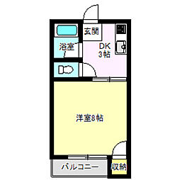 スカイハイツ A 2階