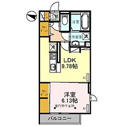 Ｄ−ＲＯＯＭ和田町 2階
