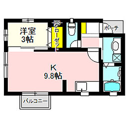 セルシオハイツIII 1階/103
