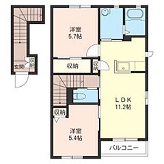 物件の間取り