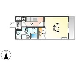 モンシェリー・廣 1Kの間取図画像