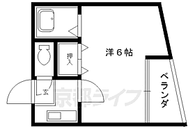 ニチエーマンション 202 ｜ 京都府京都市右京区嵯峨天龍寺車道町（賃貸マンション1K・2階・16.00㎡） その2