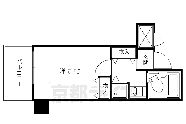 ジョイフル御池 509｜京都府京都市中京区壺屋町(賃貸マンション1K・5階・17.74㎡)の写真 その2