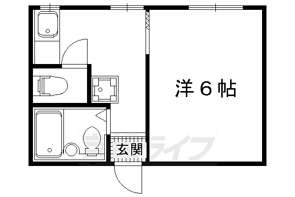 メゾンワイズ 210｜京都府京都市上京区西町(賃貸マンション1K・2階・20.65㎡)の写真 その2