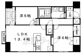 イーグルコート烏丸御池 302 ｜ 京都府京都市中京区長浜町（賃貸マンション2LDK・3階・56.84㎡） その2