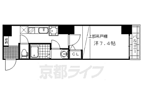 グリシーヌ京都西院 203 ｜ 京都府京都市右京区西院乾町（賃貸マンション1K・2階・25.21㎡） その2