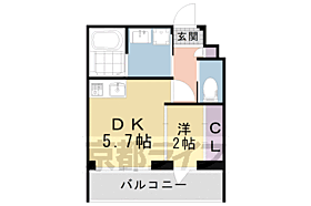 アクアプレイス京都聚楽第 309 ｜ 京都府京都市上京区新桝屋町（賃貸マンション1DK・3階・24.96㎡） その2