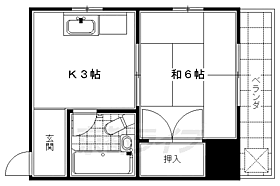 京都府京都市東山区今熊野宝蔵町（賃貸アパート1K・4階・18.92㎡） その2