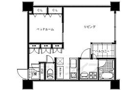 ＩＭＰＡＣＴ　ＩＫＵ 202 ｜ 京都府京都市中京区西ノ京職司町（賃貸マンション1LDK・2階・45.60㎡） その2