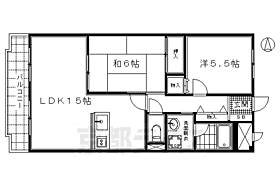 京都府京都市南区上鳥羽勧進橋町（賃貸マンション2LDK・5階・56.83㎡） その2