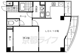 たけうちビル 603 ｜ 京都府京都市中京区丸屋町（賃貸マンション1LDK・6階・59.00㎡） その2