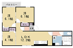 （仮称）右京区嵯峨折戸町新築ハイツ 202 ｜ 京都府京都市右京区嵯峨折戸町（賃貸アパート3LDK・2階・64.77㎡） その2