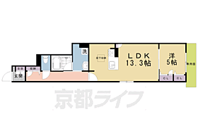 京都府京都市南区西九条藤ノ木町（賃貸アパート1LDK・1階・51.74㎡） その2