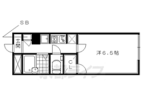 京都府京都市南区久世殿城町（賃貸アパート1K・2階・22.35㎡） その2