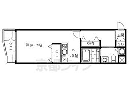 SHICATAONZEBLDG ワンルームの間取図画像
