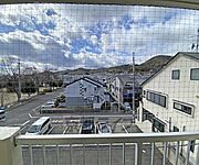 バルコニーからの景色です。