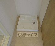 室内洗濯機置き場です